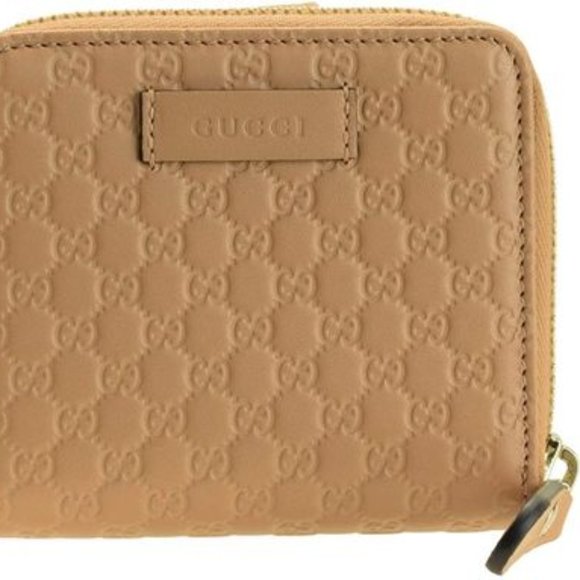 Gucci Microguccissima French Wallet in Camel NEW IN BOX - Picture 1 of 2